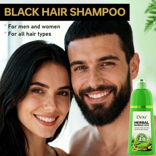 Shampoo Tinte Negro Natural para Cabello 420 ml miniatura 2