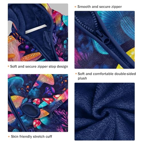 CHIFIGNO Zip up Hoodie for Boys Cute Boys Hoodies Fall Toddler Boy Clothes with Pockets for Toddler and Kids3