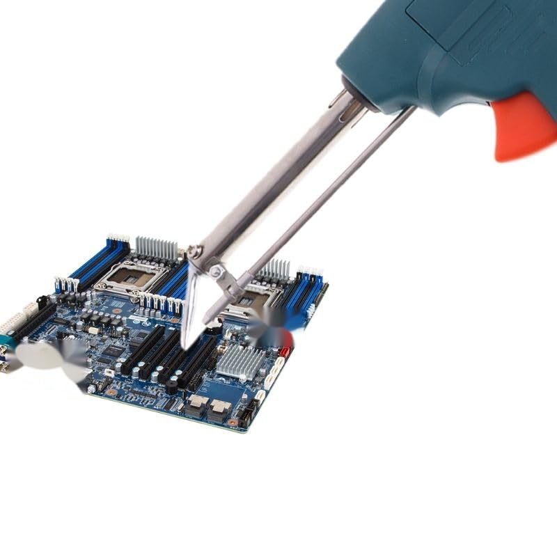 220V 60W Automatic Send Tin Electric Soldering Iron Rework Station Desoldering Pump Welding Tool Solder Wire image 2