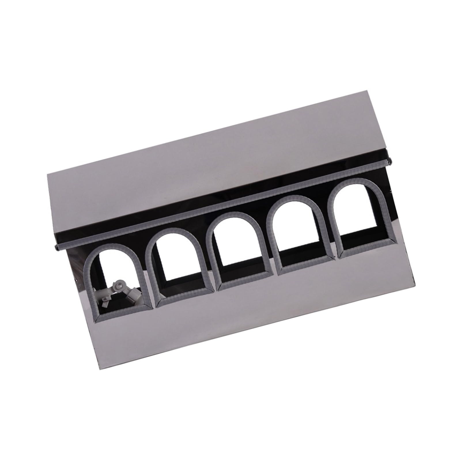 2 bebederos de pollo de acero inoxidable 304, diseño desmontable, flotador y bordes suaves para aves acuáticas seguras, bebedero automático de pollo para aves de corral