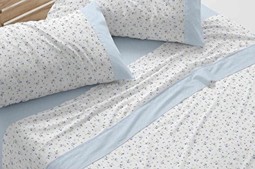 Parure de lit 150 Burrito Blanco en coton polyester bleu - 5