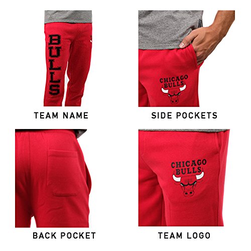 Image of Ultra Game Men's NBA Official Super Soft Team Jogger Sweatpants