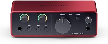 Amazon.com: Scarlett Solo 4th Gen USB Audio Interface with