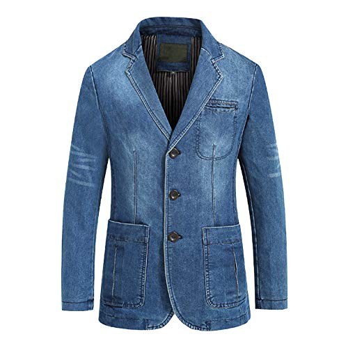 Cloudstyle Mens Casual 2 Buttons Slim Fit Jacket Lightweight Formal Business Blazer Sport Coat