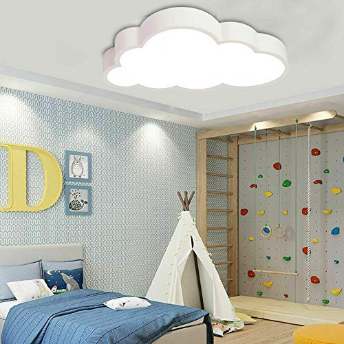 TFCFL barnrumslampa, 36 W kreativ moln taklampa ultratunn 5,3 cm pojkar flickor sovrum lampa kök lampa energibesparing ljus
