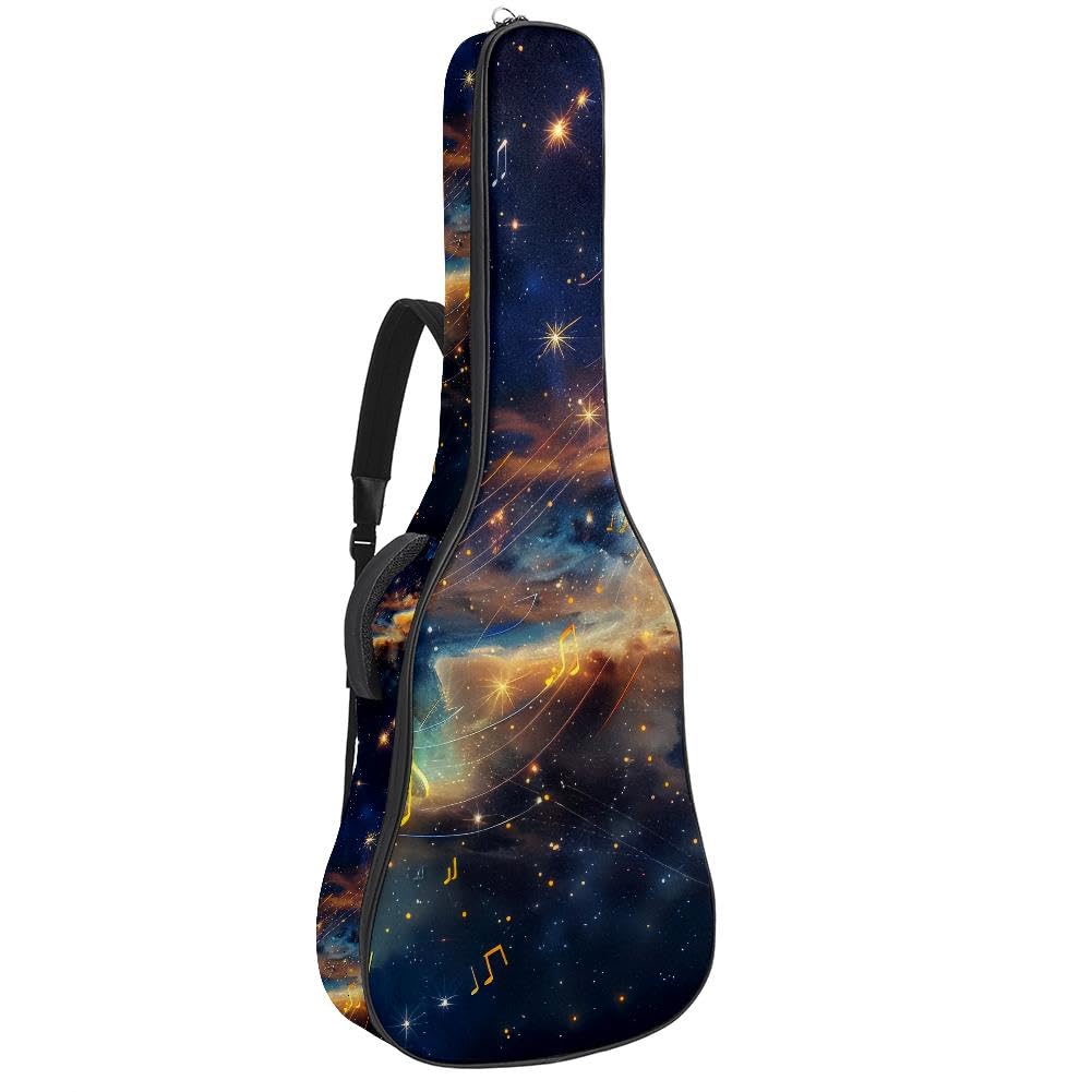 Housse pour guitare acoustique classique de 99, 101,6 cm, 104,1 cm, rembourrée de 10 mm d'épaisseur, housse étanche avec poche bandoulière réglable, résistant aux chocs, Multicolore 20
