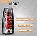 ROXX Tail Light Replacement Fit for 1988-2000 Chevy/GMC/for Cadillac Escalade C/K/Suburban/Blazer/Tahoe 1500/2500/ 3500 1500/2500 Driver & Passenger Side (Chrome/Clear lens)
