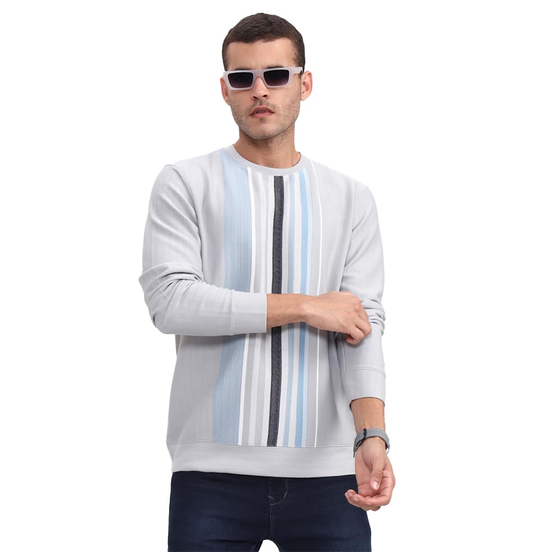 tmo time mystic option TMO Men’s Jacquard Sweatshirt | Textured Knit Full Sleeve Winterwear | Crew Neck Stylish Casual Sweatshirt for Men | Regular Fit-picture-30