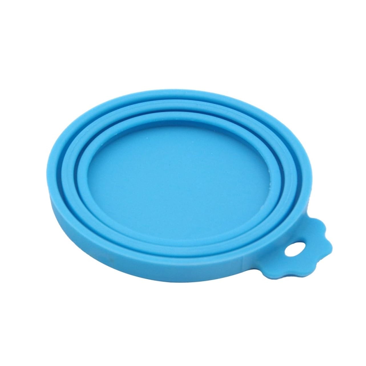 DOITOOL Reusable Canning Lids 3pcs Blue Can Food for Silicone Multiple Storage Pet Lid Sizes Cover Food-grade Pet Food Storage
