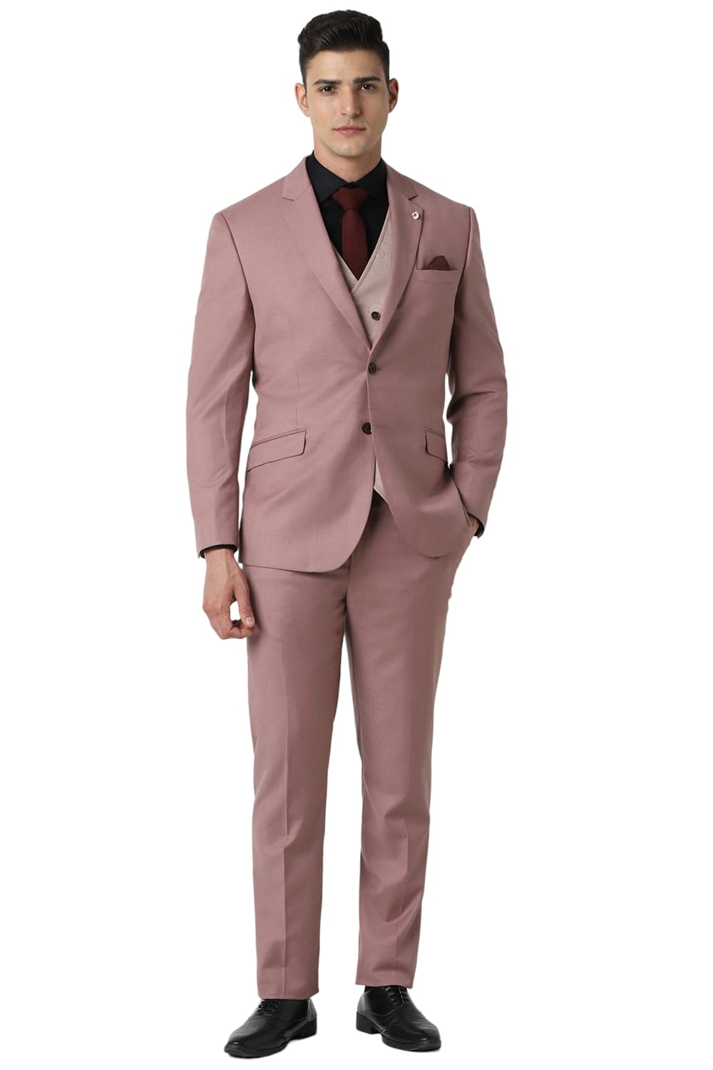 van heusen Men's Polyester Blend Four Piece Suit-Dress Set-picture-20