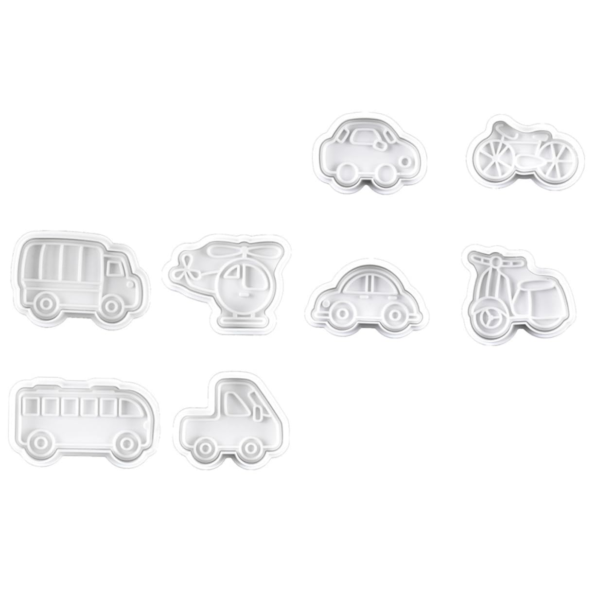 MAGICLULU 24pezzi Stampo Per Biscotti Adorabili Modelli Per Dolci Accessorio Per Decorazioni Da Festa Facile Da Usare e Pulire Per Biscotti e Dolci Fatti Casa