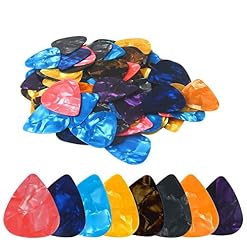 Lot de 100 médiators pour guitare 0.71mm - Les Beatles, Paul McCartney, John Lennon, RIngo Starr, George Harrison