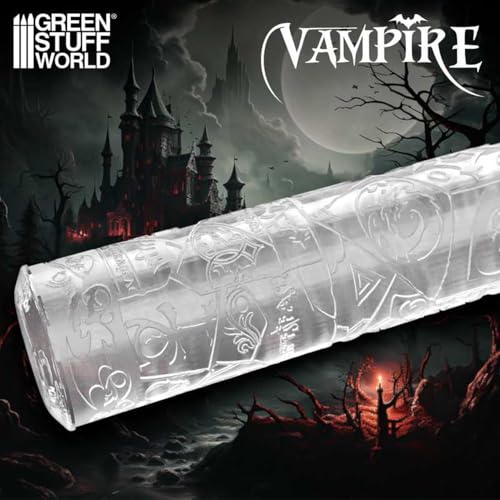 Rouleau de texture Vampire Green Stuff World 2461 argile polymère