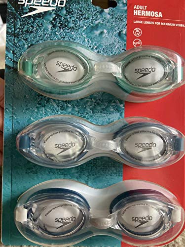 Speedo Adult Hermosa Swim Goggles 3 Pack