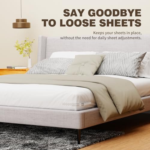 Lock Sheet Holders - Heavy Duty Bed Sheet Straps Keep Sheets Firm & Tight, No More Loose Sheets