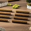 Cutemini Miniature Long Shrub Strips 6PCS Simulation Flower Bed, DIY Model Sand Table Flower Cluster Building Model Street Model Train Landscaping Garden Railroad Scenery Scenery (Red) #4