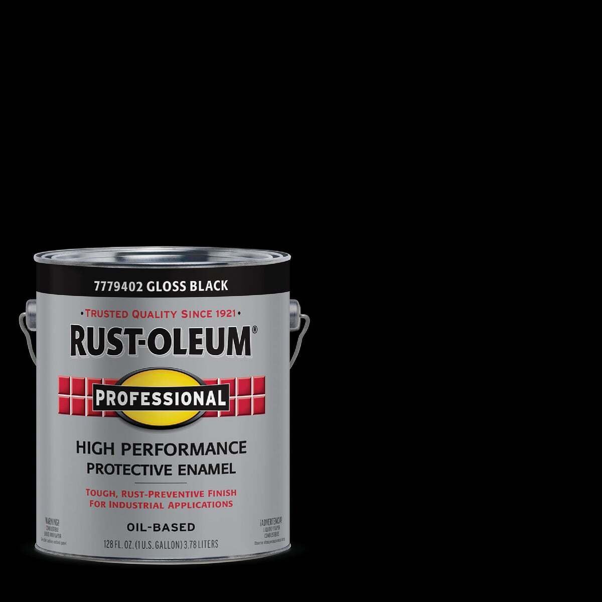 RustOleum #7779402 - Protective Enamel Paint Gloss Black 1 Gallon product thumbnail 6