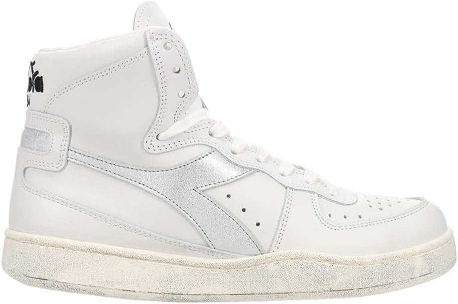 Diadora Womens Mi Basket Used Perforated Metallic Jamaica Ubuy