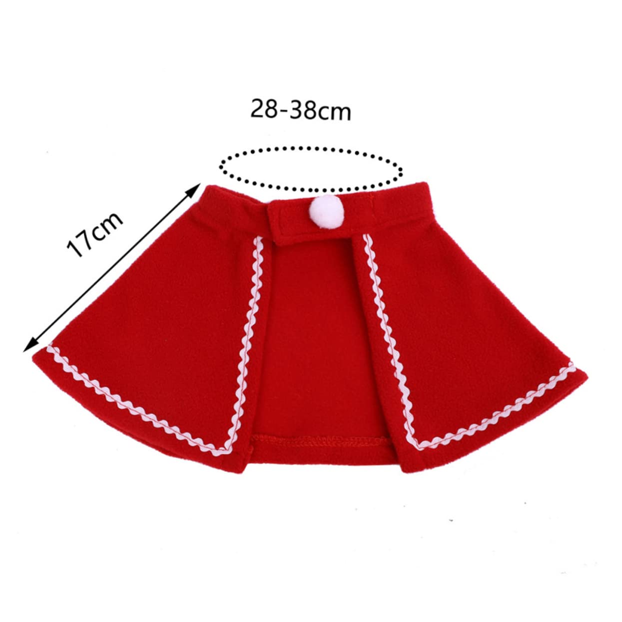 HMJGDHX 6 Pezzi di Vestiti per Animali Domestici di Natale Mantello per Cani Costume Divertente per Animali Domestici Vestiti Cosplay per Festa di Cappello per Cucciolo di Cane