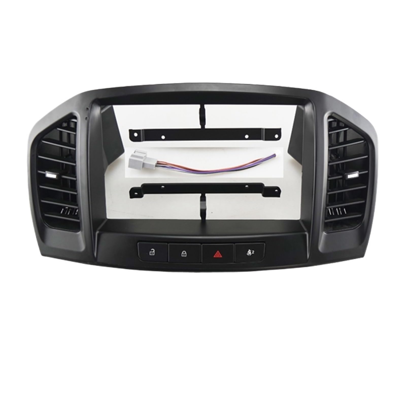 Mascherina autoradio Adatto per Buick REGAL adatto per Opel Insignia 2Din Radio Fascia Dash Kit GPS Frame Stereo Lettore DVD Pannello di installazione Auto Plancia Telaio(Only Frame A)
