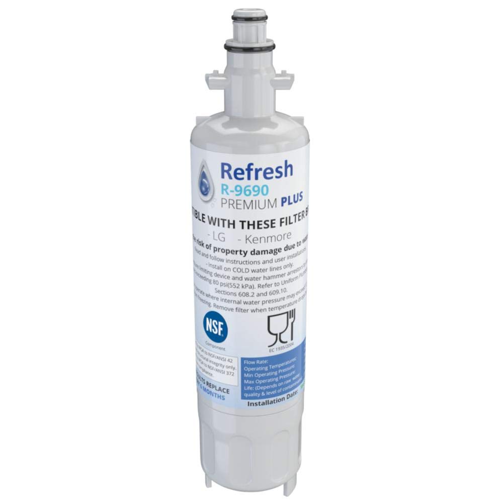 Refresh NSF-53 Refrigerator Water Filter Compatible with Kenmore 46-9690 1 Premium