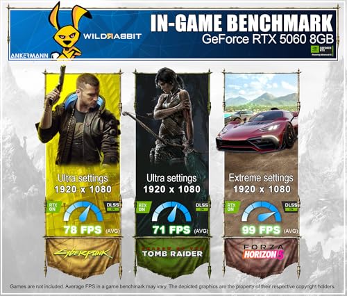 Ankermann Cryon Gaming V3 | AMD Ryzen 7 5700X | Nvidia GeForce RTX 5060 8GB | 16GB RAM | 1TB NVMe SSD | Windows 11 | WLAN | Libre Office – Bild 4