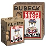 Bubeck Craftprotz Bully Hundekuchen (1x500g, 1x1250g) - Doppel-Mix, Lange und Würfel-Form