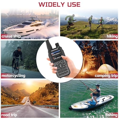 Image of BAOFENG UV-5R MINI-5 Two Way Radio NOAA Weather Radio Dual PTT 999CH Survival Radio APP Programming Copy Frequency Ham Radio 2200mAh
