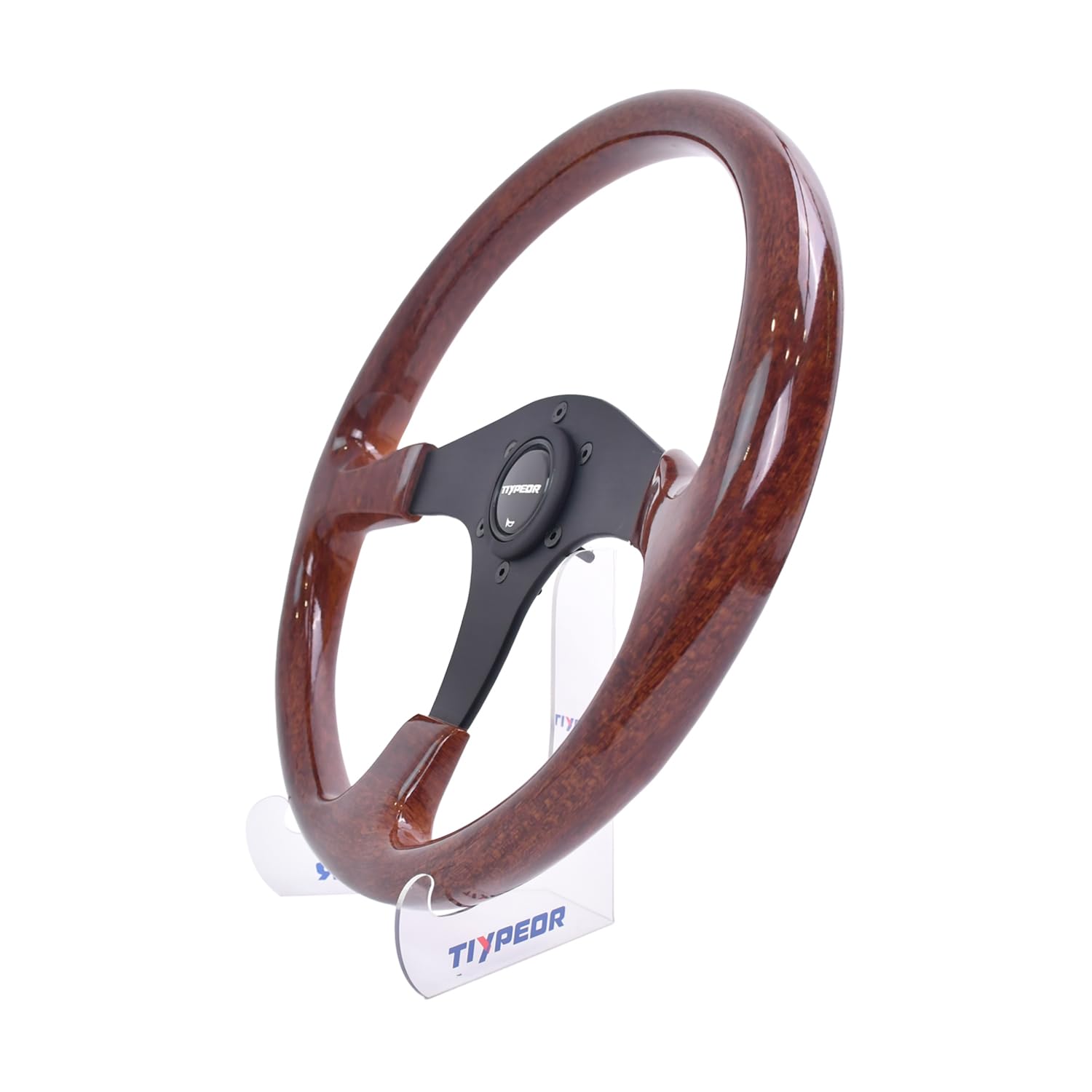 TIYPEOR ユニバーサルウッドレーシングステアリングホイール 350mm Amazon.co.jp: TIYPEOR ユニバーサル 350MM 木製クラシックゴルフ