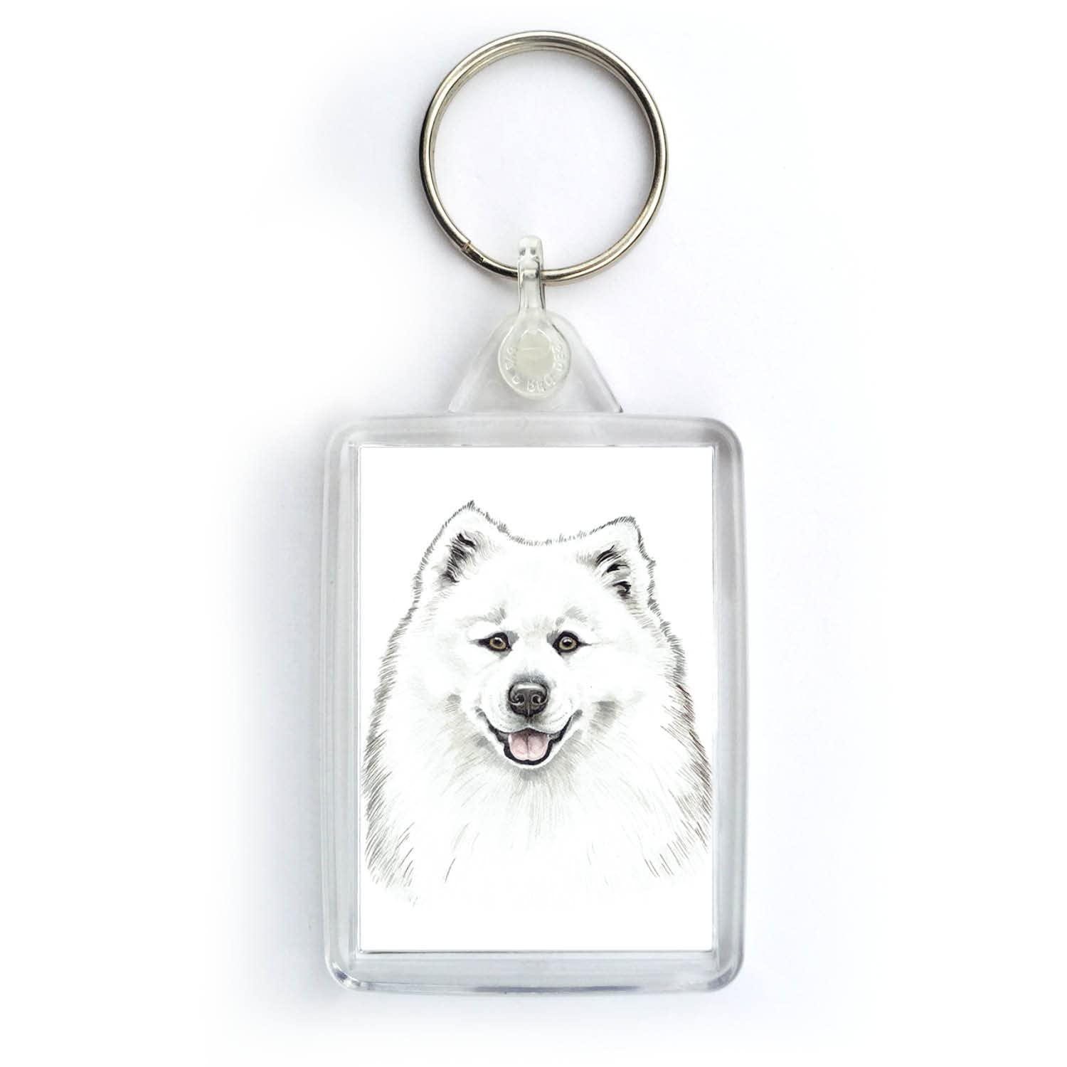 WaggyDogz Samoyed Dog Keyring (KRG-253)