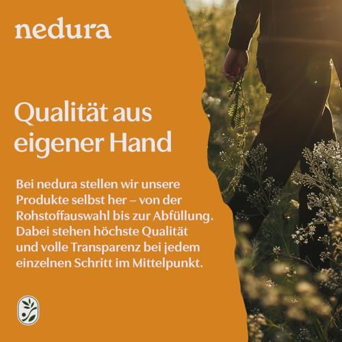 nedura® BIO MCT-Öl C8 - aus 100% BIO-Kokosöl - exogene Ketone - In eigener Deutscher Manufaktur abgefüllt - Hochwertig, rein, vegan und geschmacksneutral - 500ml Glasflasche