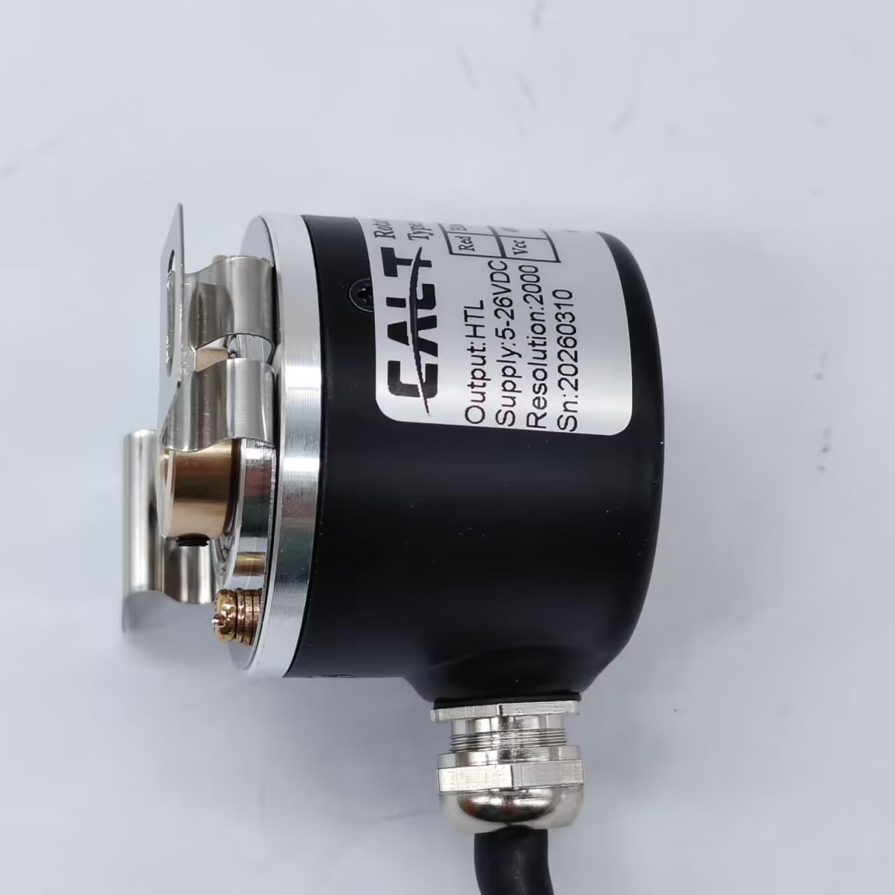 Encoder albero cavo 38mm 5-26v dc alimentazione HTL uscita 8mm foro rotativo incrementale encoder (2000PPR)