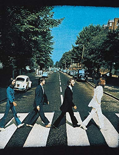 The Beatles Abbey Road T-Shirt à Manches Courtes pour Homme – Noir – Large - Les Beatles, Paul McCartney, John Lennon, RIngo Starr, George Harrison The Beatles Abbey Road T-Shirt à Manches Courtes pour Homme - Noir - Large – Image 6