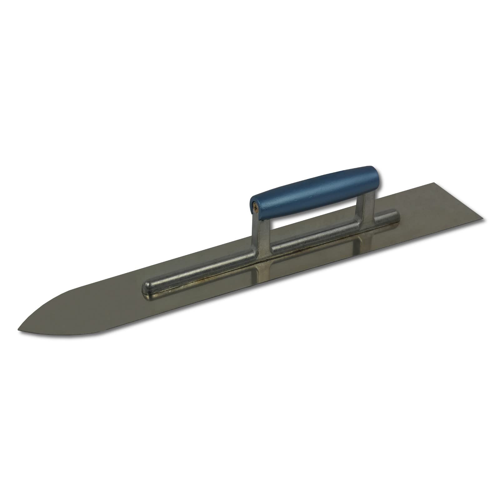 DEWEPRO® Bodenlegerkelle - Steinholzglätter mit 1,2mm Edelstahlblatt - rostfrei - Glättekelle für Bodenleger - Traufel - Länge: 500mm