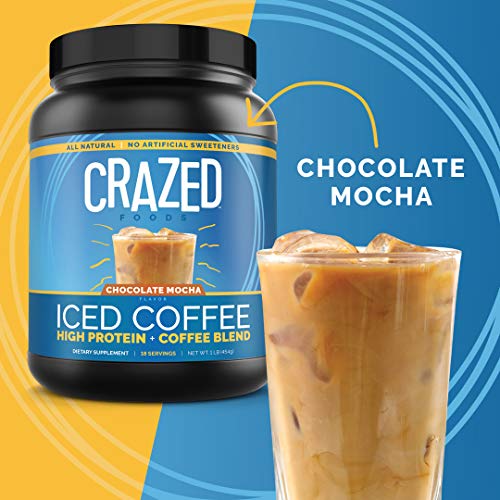 image for Crazed Foods Protein Iced Coffee, All Natural, No Artificial Sweetener