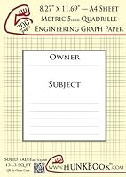 Engineering Graph Paper (200pages/Cream): Metric 5mm Quadrille - A4 Sheet 1546516565 Book Cover