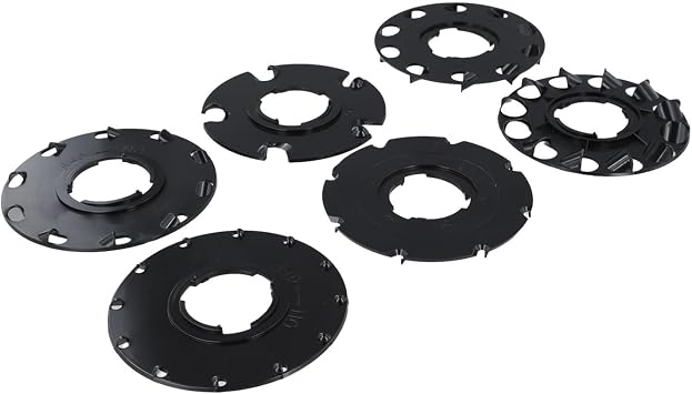 6-Plate Planting Kit for EarthWay For 1001-B Garden Supports Radish Carrot Bean Pea Beet and Sweet Corn Spacing
