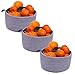Lot de 3 corbeilles de rangement premium gris – Panier de rangement pour chambre d'enfant, salle de bain, cuisine – Panier en tissu pour ranger les jouets et les cosmétiques – Corbeille à pain pliable