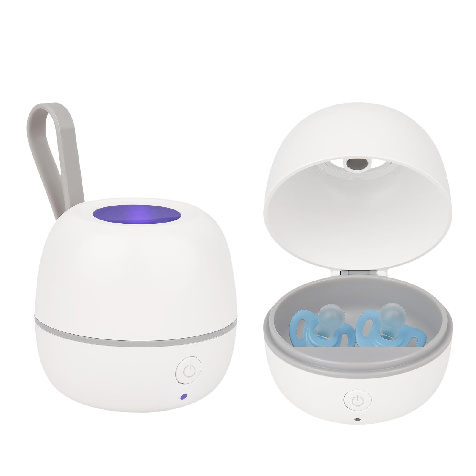 runpeak Sterilisator für Babyflaschen – Tragbarer UV Sterilisator mit 3-Minuten Schnell-Desinfektion, 270-Min Akku & USB-Aufladung, kompakter Flaschen Sterilisator Baby für unterwegs