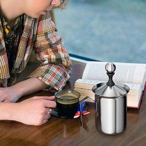 Haptime HAXJHOMSILL102 Manual Milk Frother Pitcher thumb #3