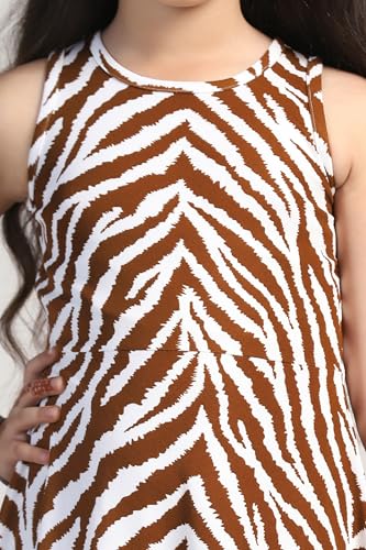 Image of Fashion Dream Girls Fit & Flare Calf-Length Printed Dress|Fancy Western Dresses|Casual Kids Frocks
