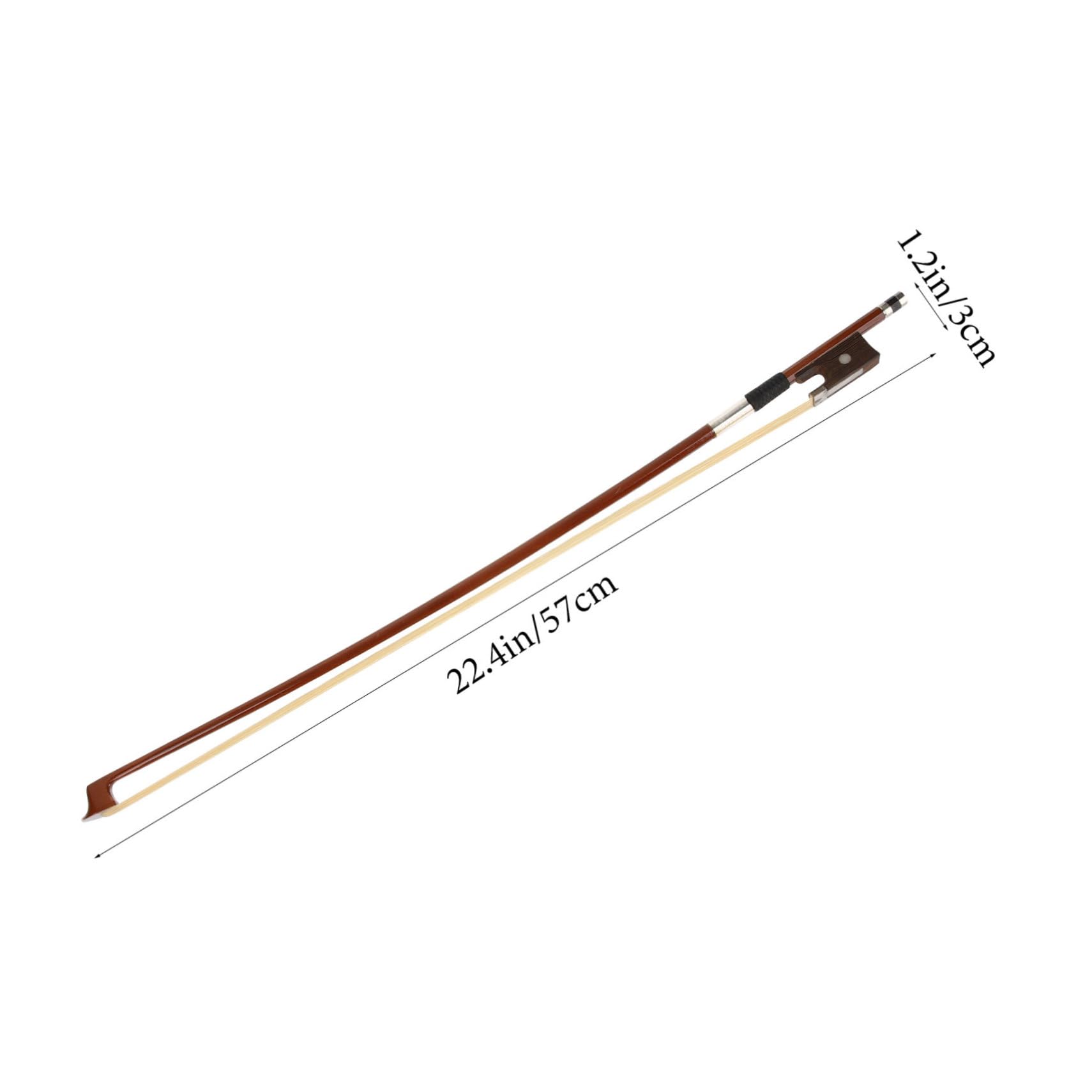 Abaodam 3 Archetti Per Violino in Crine Di Cavallo Misura 4/4 Accessori Per Strumenti Musicali