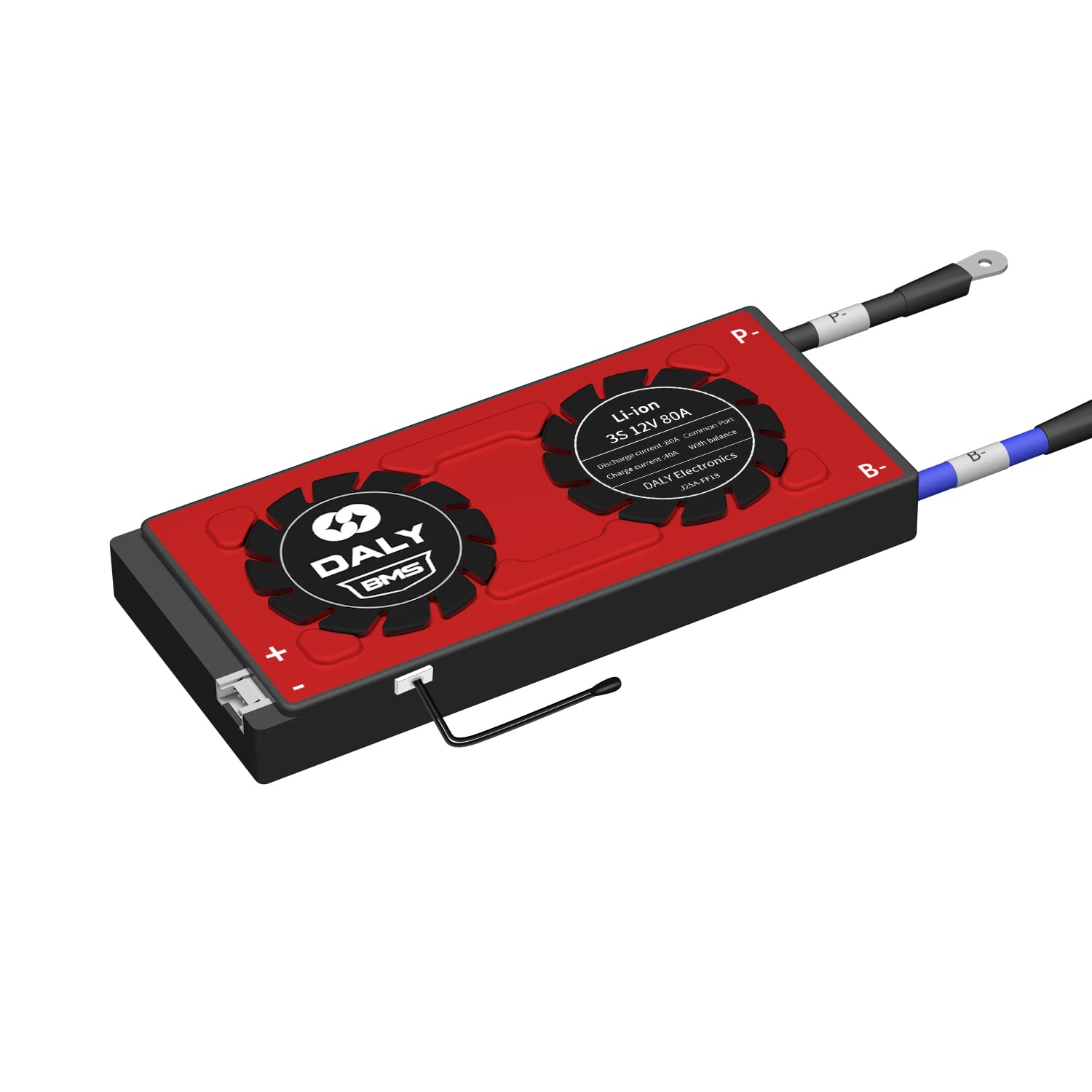 Daly BMS 3S Li-Ion 12V 80A, Placa Protección, para Bateria 18650, Bateria Litio 3.7v, con Equilibrio, NTC, para Almacenamiento de energía en el Hogar, el Camping, Energía de Emergencia