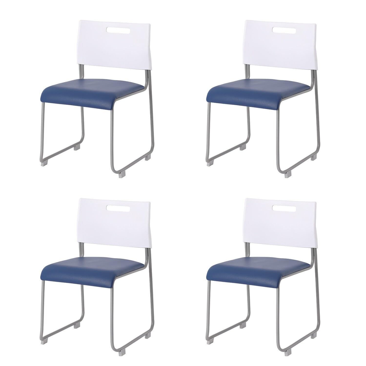 Amazon.co.jp: オフィスコム 法人様向け 会議チェア 4脚セット