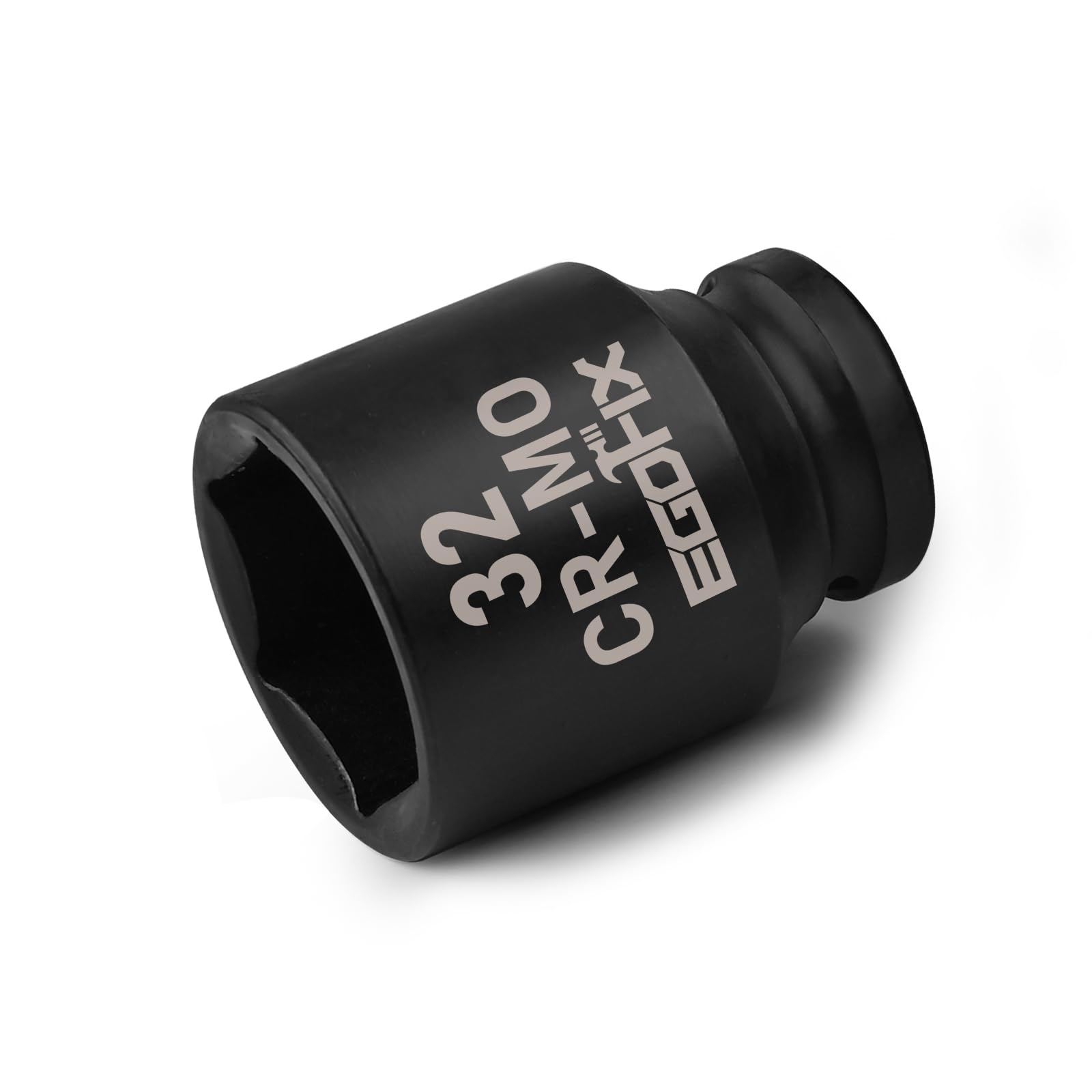 1/2" Drive Standard Impact Socket, 32mm Metric Socket, Axle Nut Socket Heat-Treated CR-MO Anti-Rounding 6 Point for Easy Removal of Axle Shaft Nuts