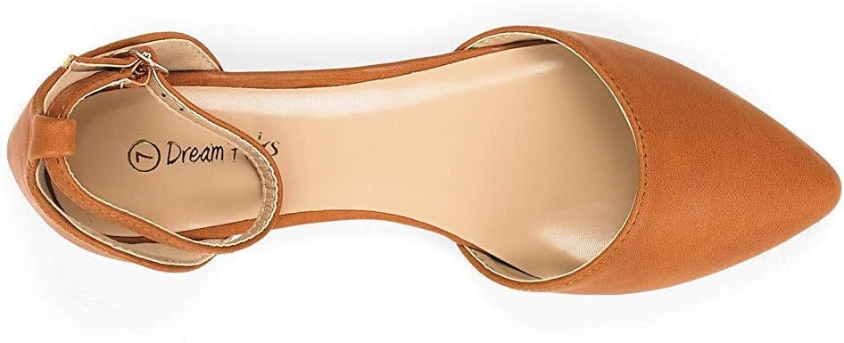 DREAM PAIRS Flapointed Women's Casual D'Orsay Pointed Plain Ballet Comfort Soft Slip On Flats Shoes - Image 4