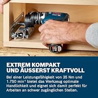 Bosch Professional 12V System Bohrschrauber GSR 12V-35 FC - FlexiClick System (inkl. Bohrfutteraufsatz GFA 12-B, 2x Aufsätze, L-BOXX, ohne Akku/Ladegerät) Battery Powered – Ansicht 6