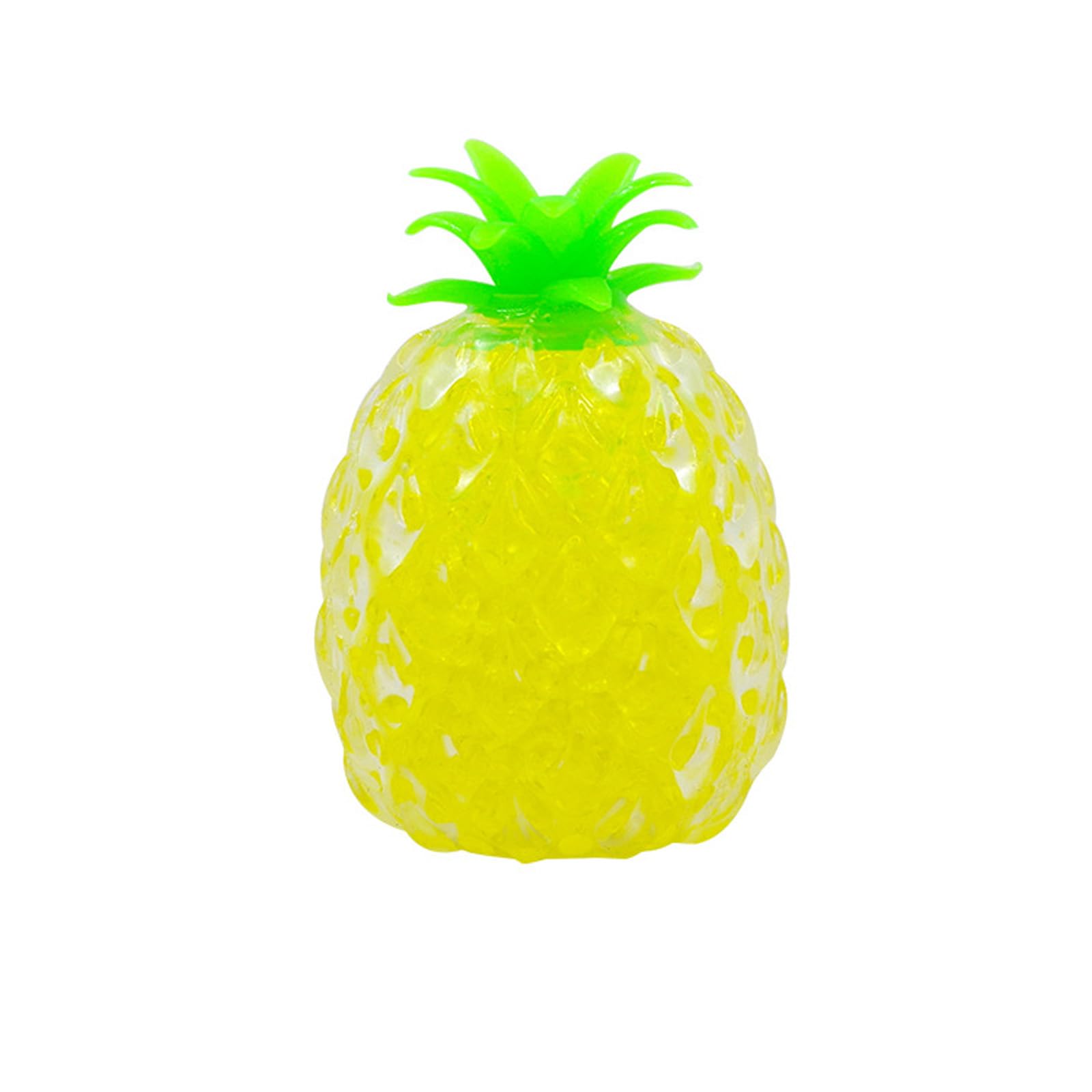 Banana And Pineapple Bead Squeeze Toy, Squishy Stress Relief Fidget Toy For Kids & Adults A