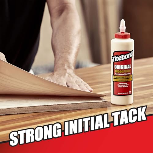 titebond original wood glue 5063 industry standard for woodworking furniture repairassembly construction home repair or modeling 8 oz