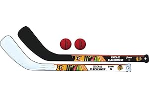 Franklin Sports NHL Mini Hockey Stick Set: Play Knee Hockey Like the Pros!